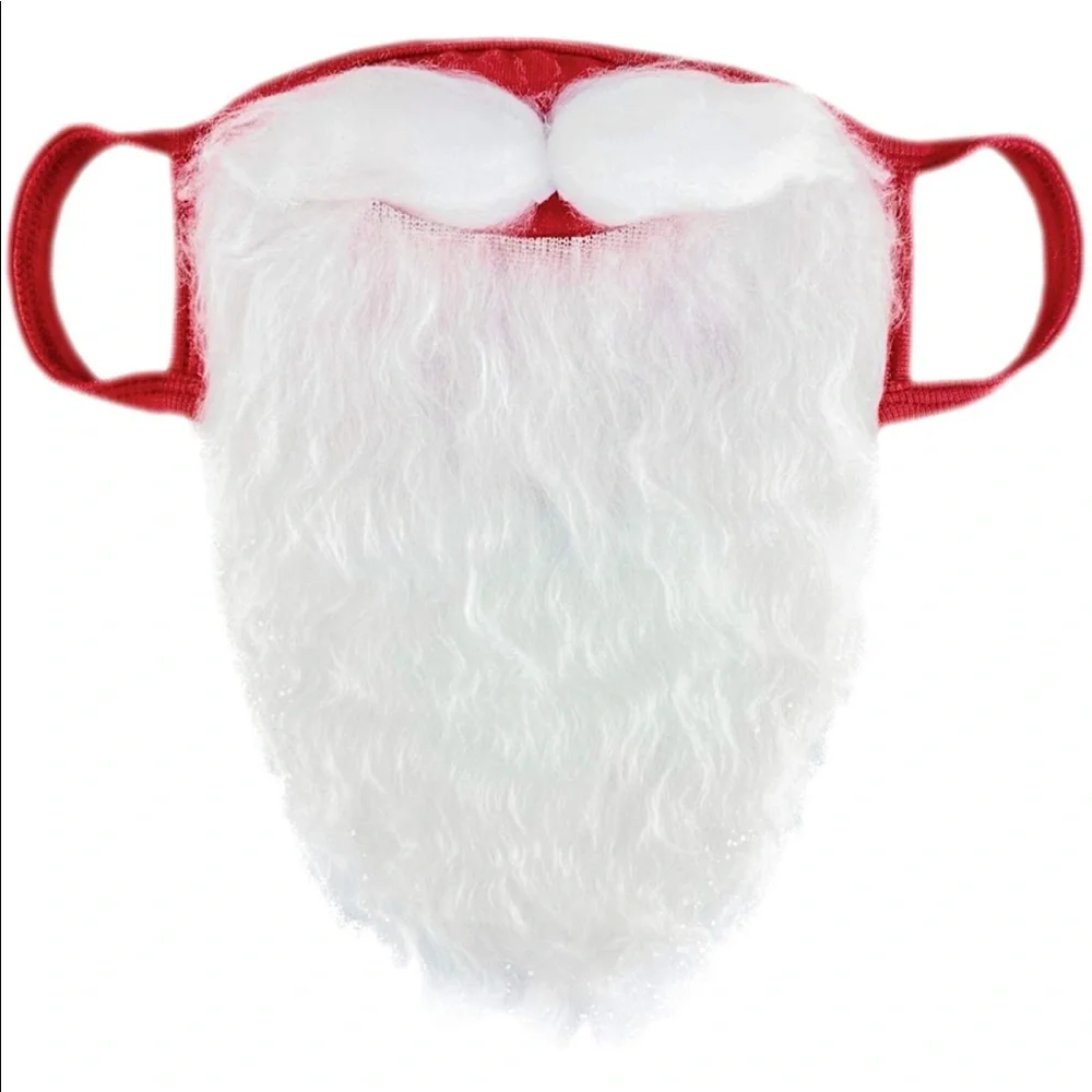 Safe Santa novelty face mask, unisex, New